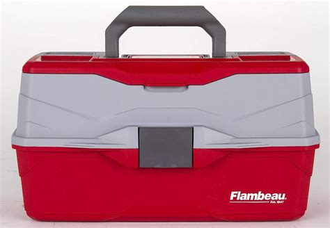 taclke box metal red cantilever|Flambeau Outdoors 6383TB 3.